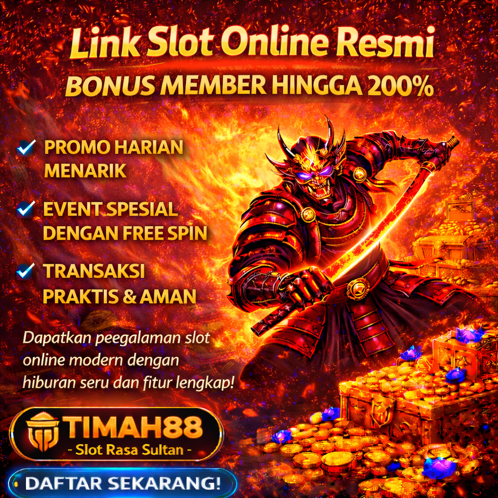 Link Slot Online Resmi dengan Bonus Besar dan Promo Menarik