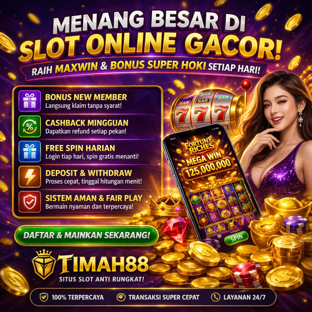Slot Online Gacor dengan Bonus Super dan Peluang Maxwin