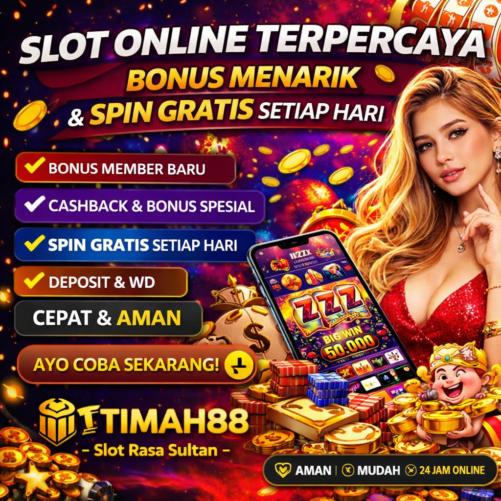 Slot Online Terpercaya dengan Bonus Harian dan Peluang Maxwin Besar