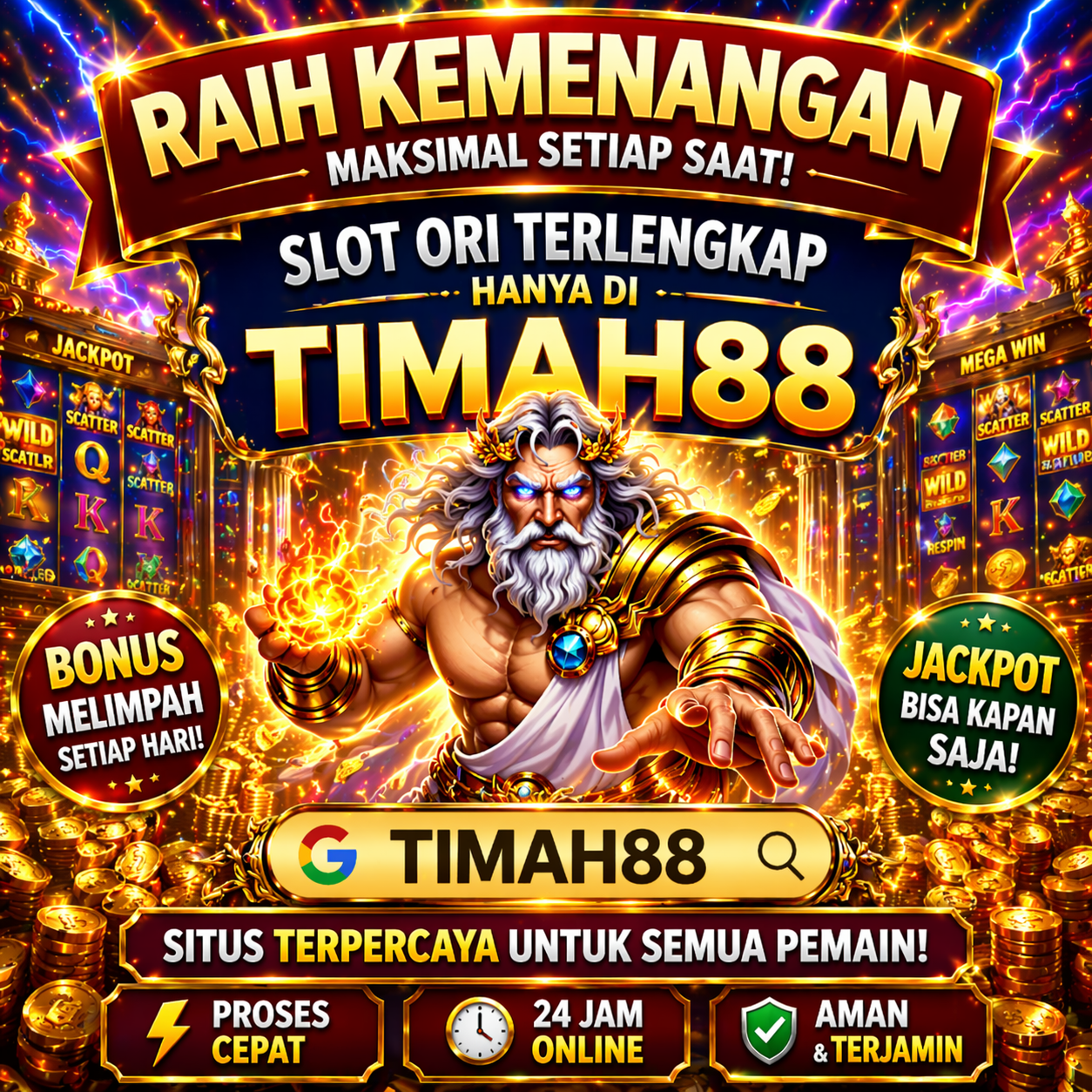 Slot Online Resmi dan Terpercaya dengan Peluang Kemenangan Maksimal