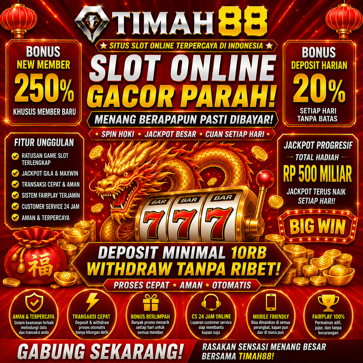 Slot Online Gacor dengan Bonus Besar Peluang Jackpot