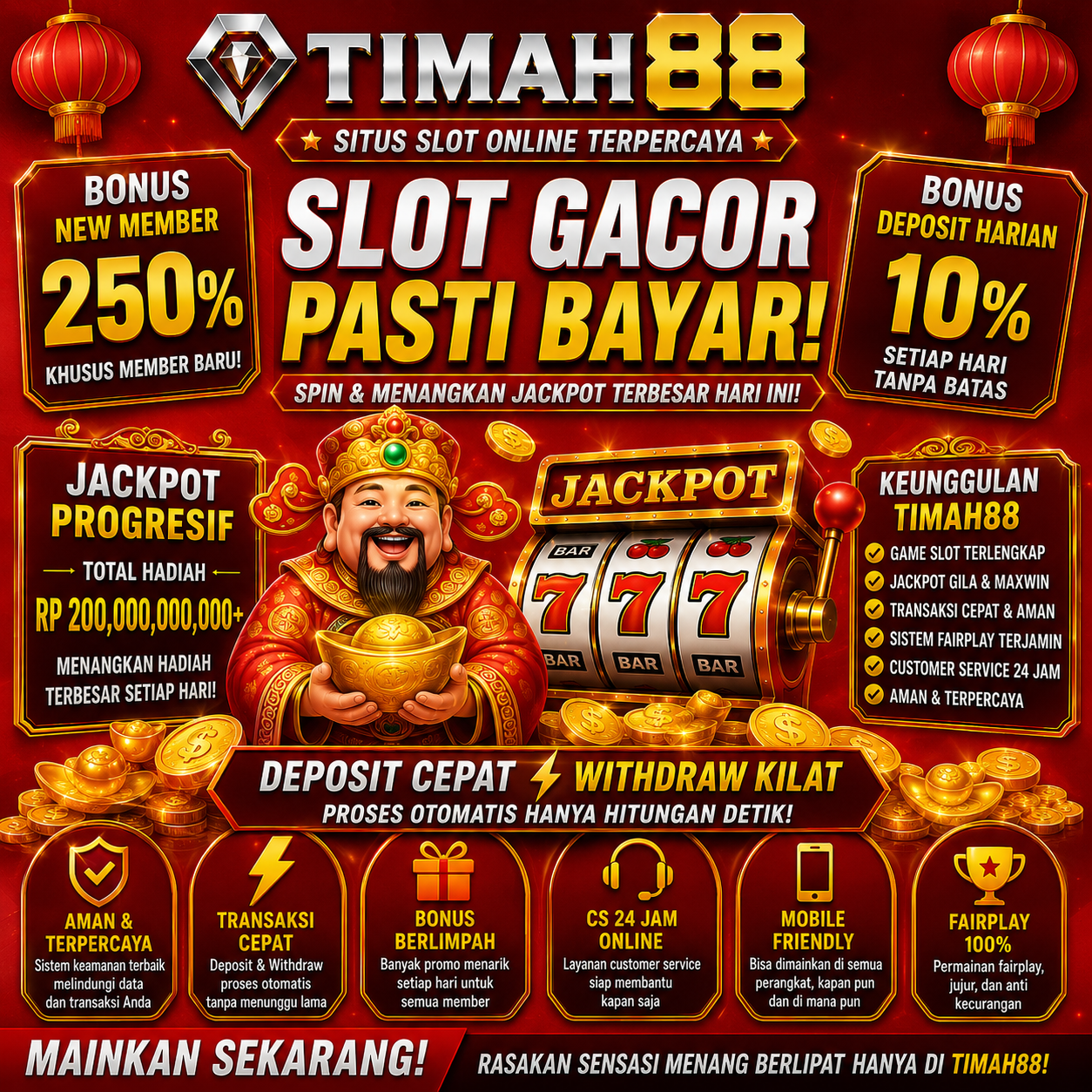 Slot Online Favorit dengan Bonus Besar dan Peluang Maxwin