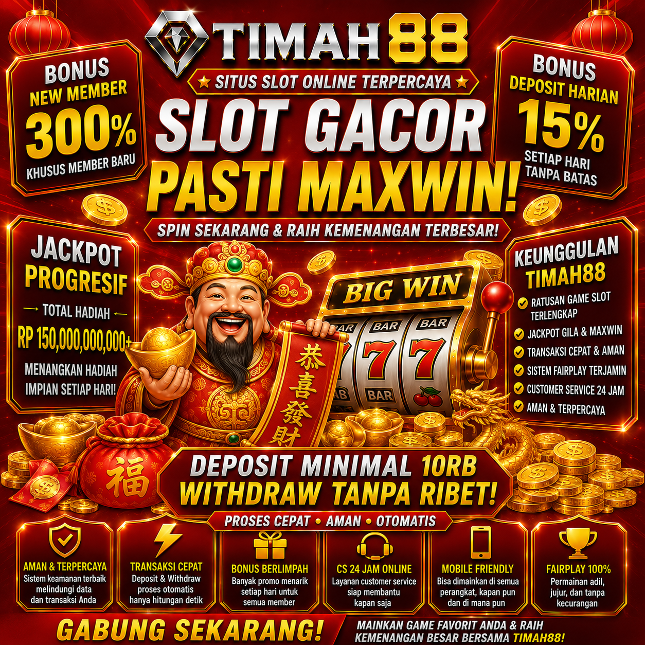 Slot Online Gacor dengan Bonus Besar dan Jackpot Melimpah