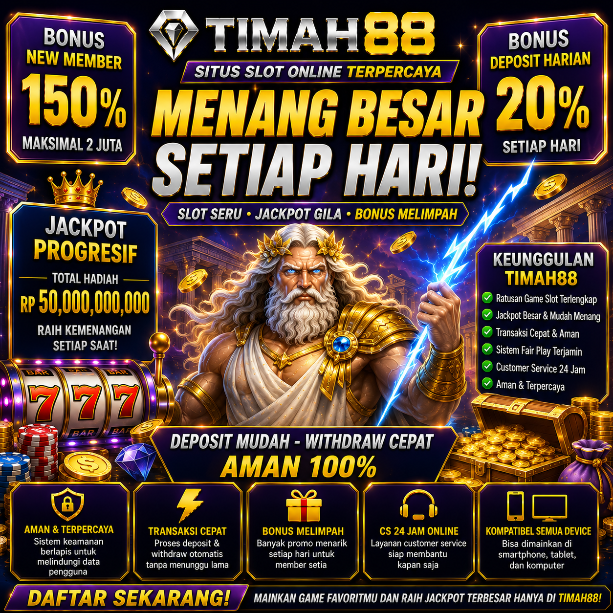 Slot Online Terpercaya dengan Bonus Besar dan Peluang Menang Maksimal