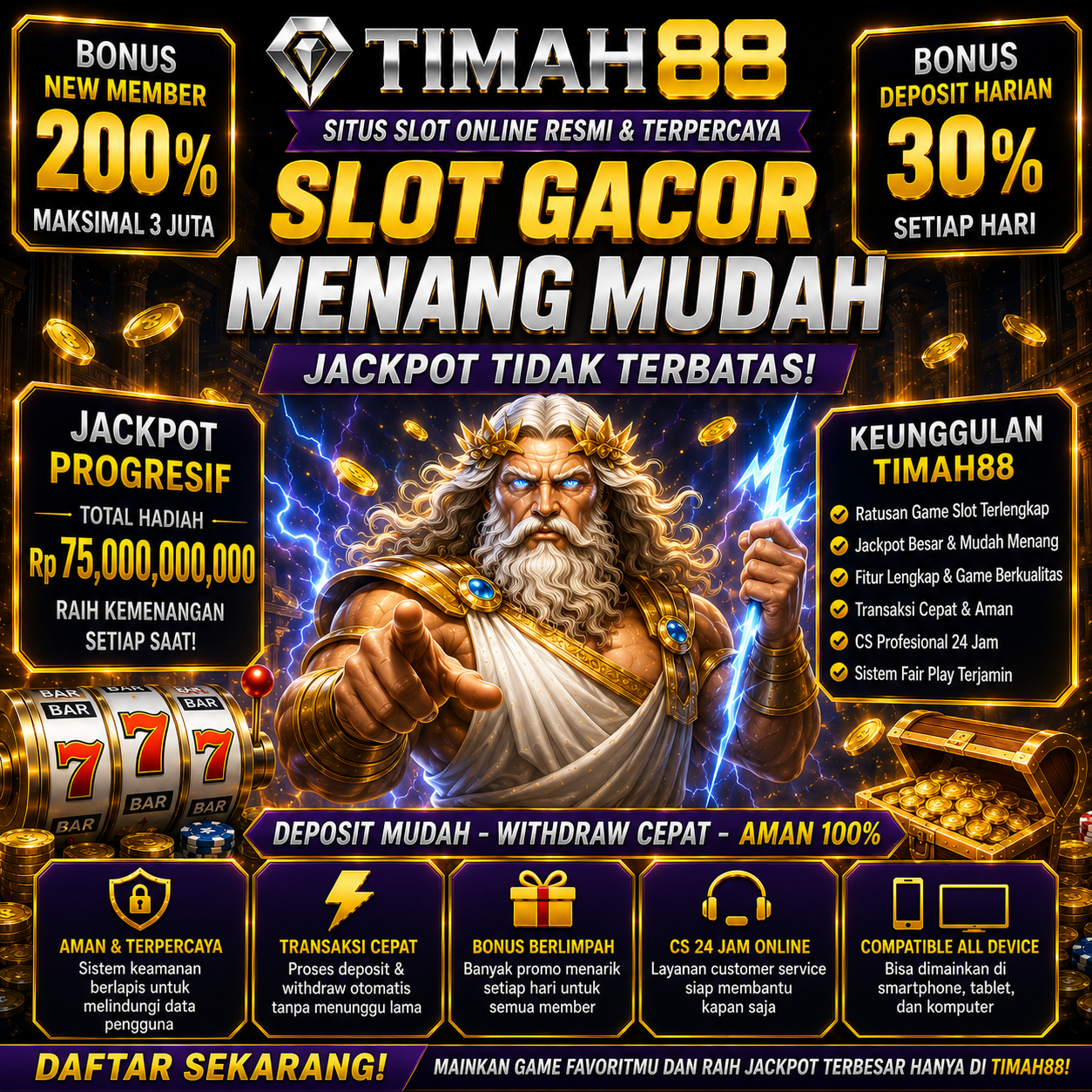 Slot Online Modern dengan Bonus Besar dan Jackpot Fantastis