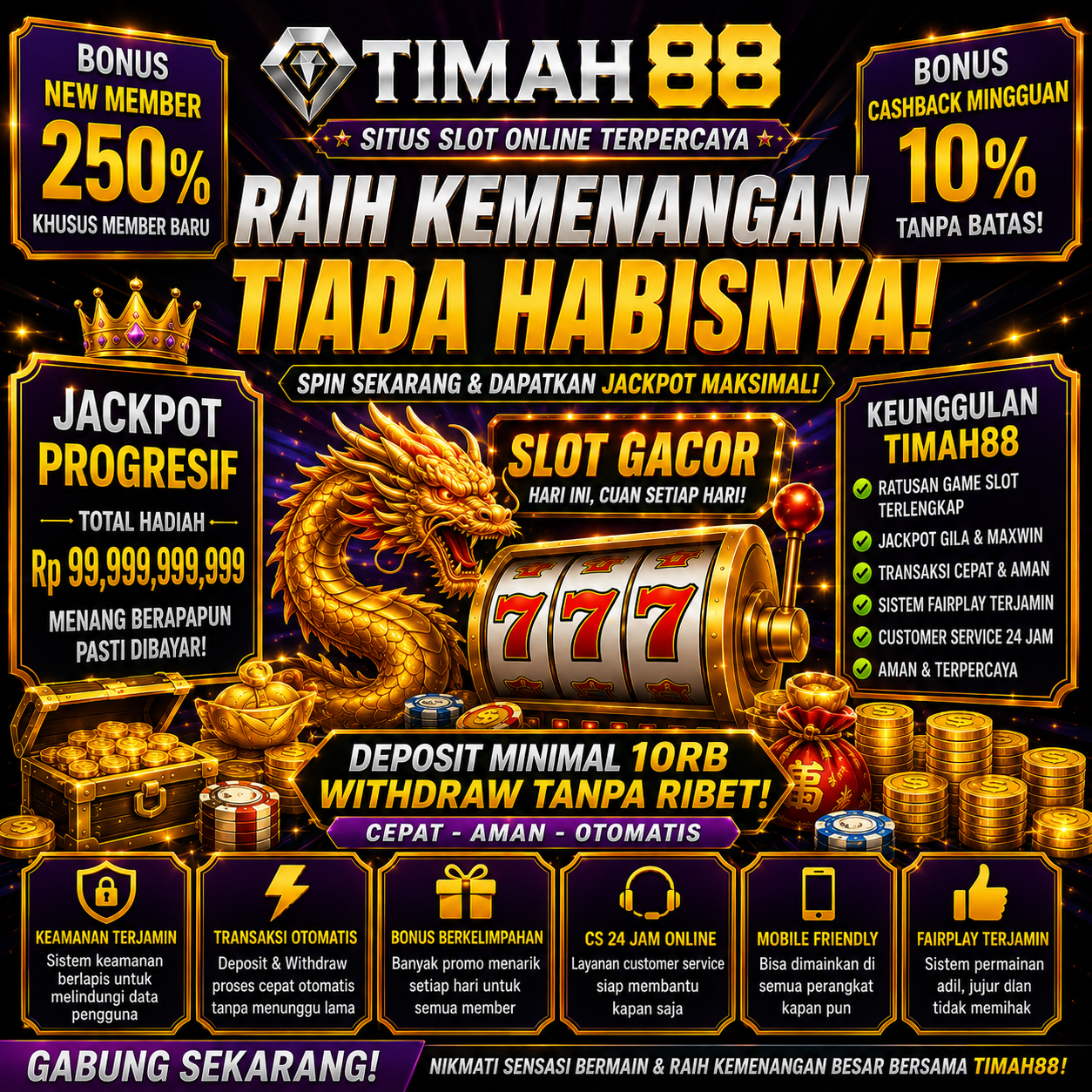 Slot Online Gacor dengan Bonus Besar dan Peluang Jackpot Maksimal